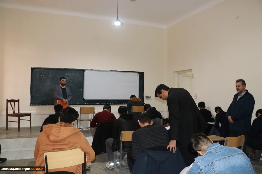 برگزاری امتحانات پایان ترم دانشجو معلمان دانشگاه فرهنگیان آذربایجان شرفی 16