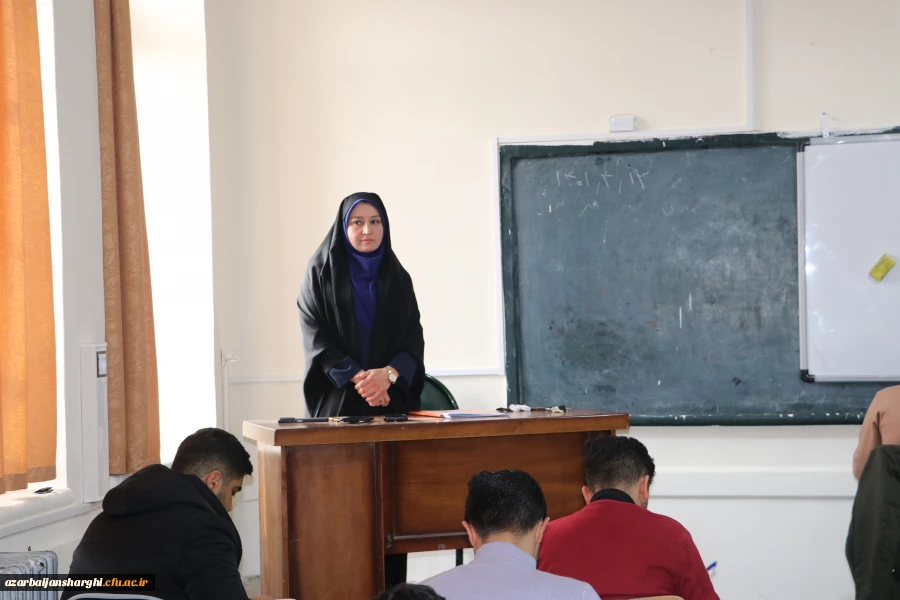 برگزاری امتحانات پایان ترم دانشجو معلمان دانشگاه فرهنگیان آذربایجان شرفی 19