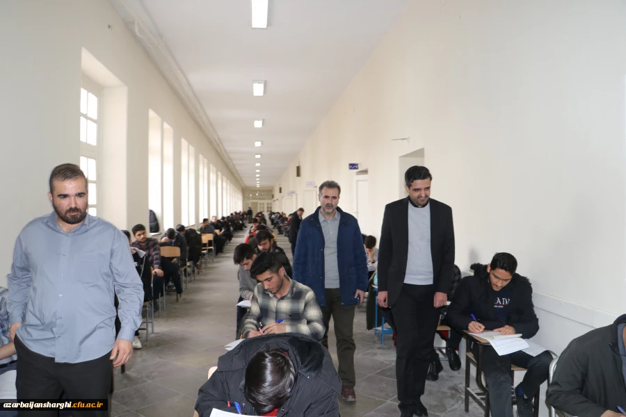 برگزاری امتحانات پایان ترم دانشجو معلمان دانشگاه فرهنگیان آذربایجان شرفی 20