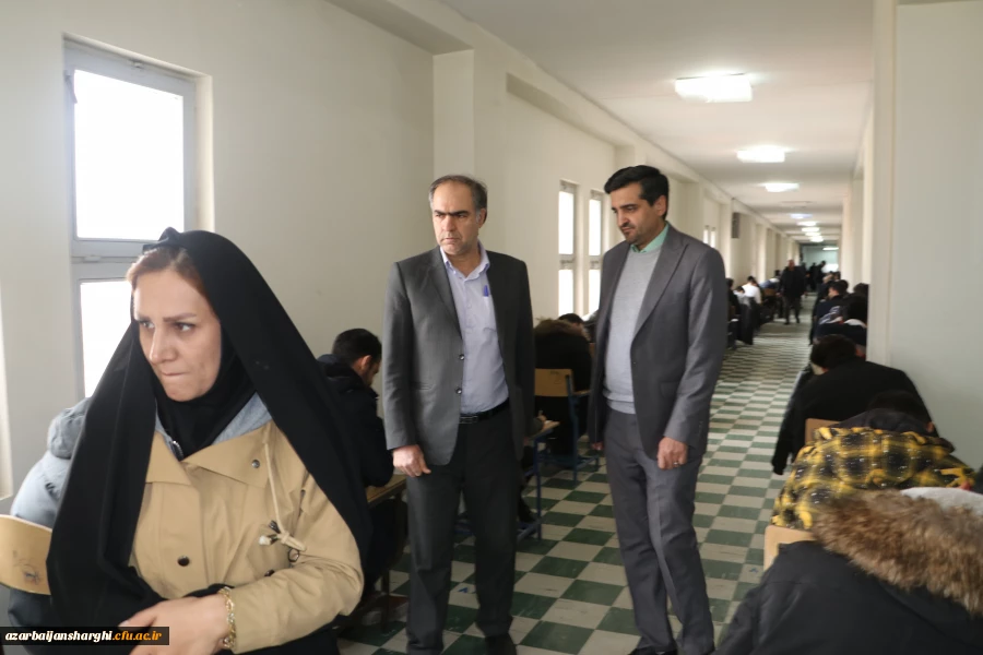 برگزاری امتحانات پایان ترم دانشجو معلمان دانشگاه فرهنگیان آذربایجان شرفی 35