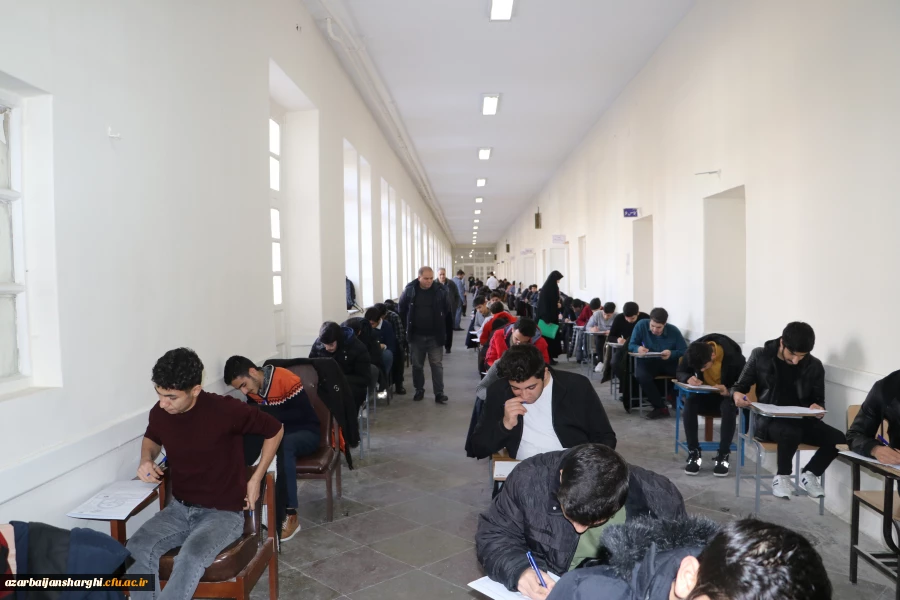 برگزاری امتحانات پایان ترم دانشجو معلمان دانشگاه فرهنگیان آذربایجان شرفی 43