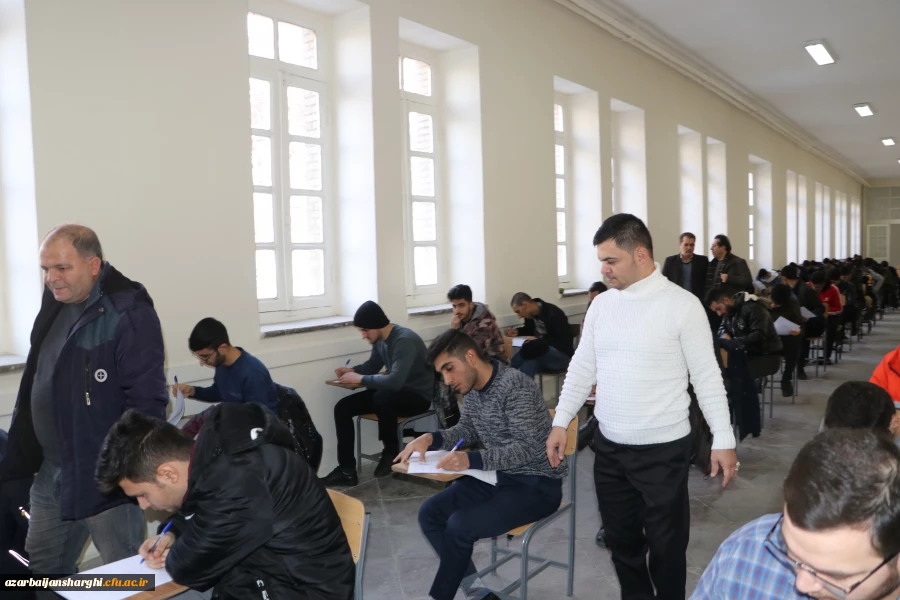 برگزاری امتحانات پایان ترم دانشجو معلمان دانشگاه فرهنگیان آذربایجان شرفی 44