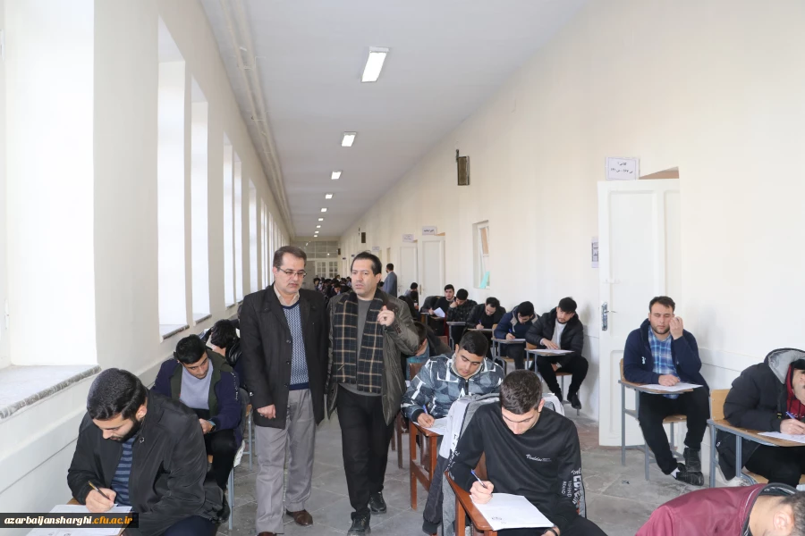 برگزاری امتحانات پایان ترم دانشجو معلمان دانشگاه فرهنگیان آذربایجان شرفی 47