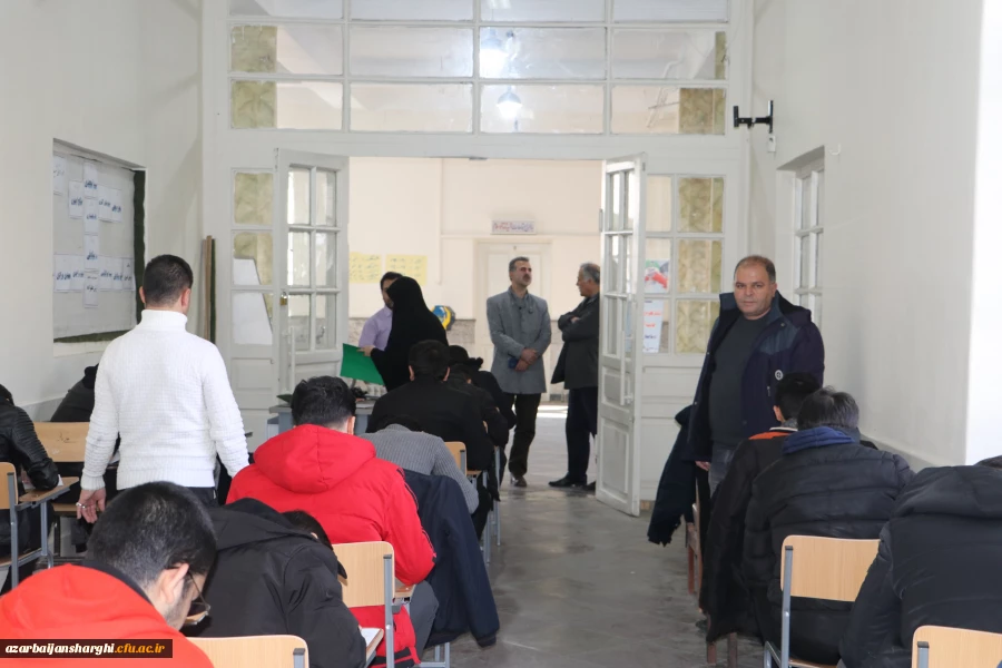 برگزاری امتحانات پایان ترم دانشجو معلمان دانشگاه فرهنگیان آذربایجان شرفی 48