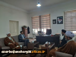دیدار رئیس دانشگاه فرهنگیان  آذربایجان شرقی با مدیر کل سازمان تبلیغات اسلامی استان 4
