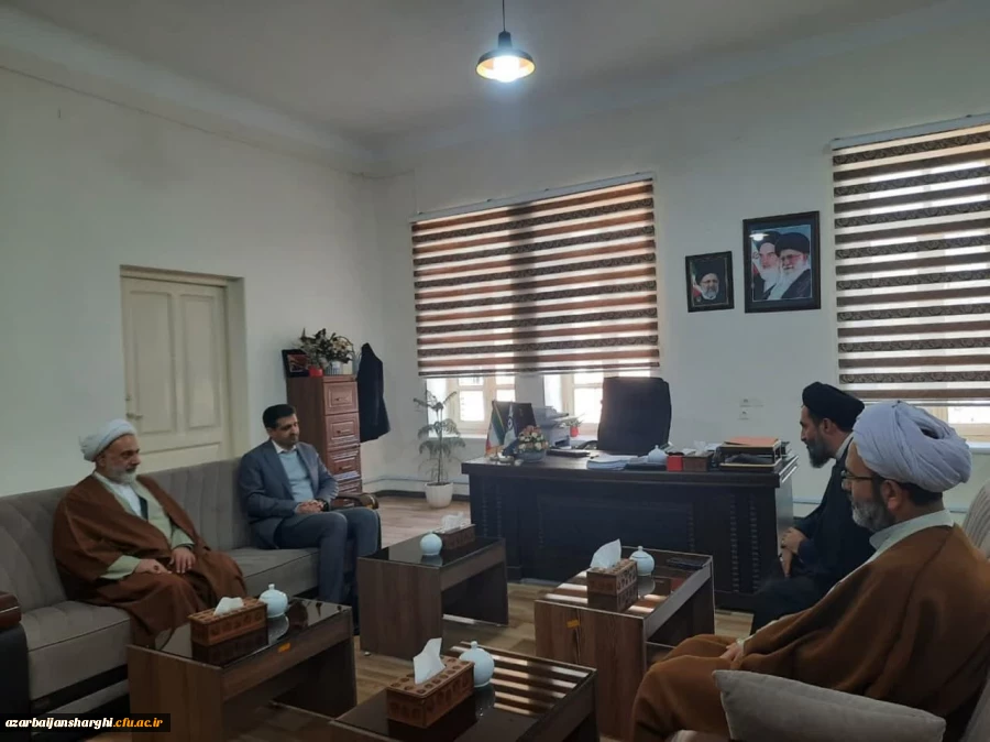 دیدار رئیس دانشگاه فرهنگیان  آذربایجان شرقی با مدیر کل سازمان تبلیغات اسلامی استان 4