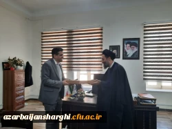دیدار رئیس دانشگاه فرهنگیان  آذربایجان شرقی با مدیر کل سازمان تبلیغات اسلامی استان 5