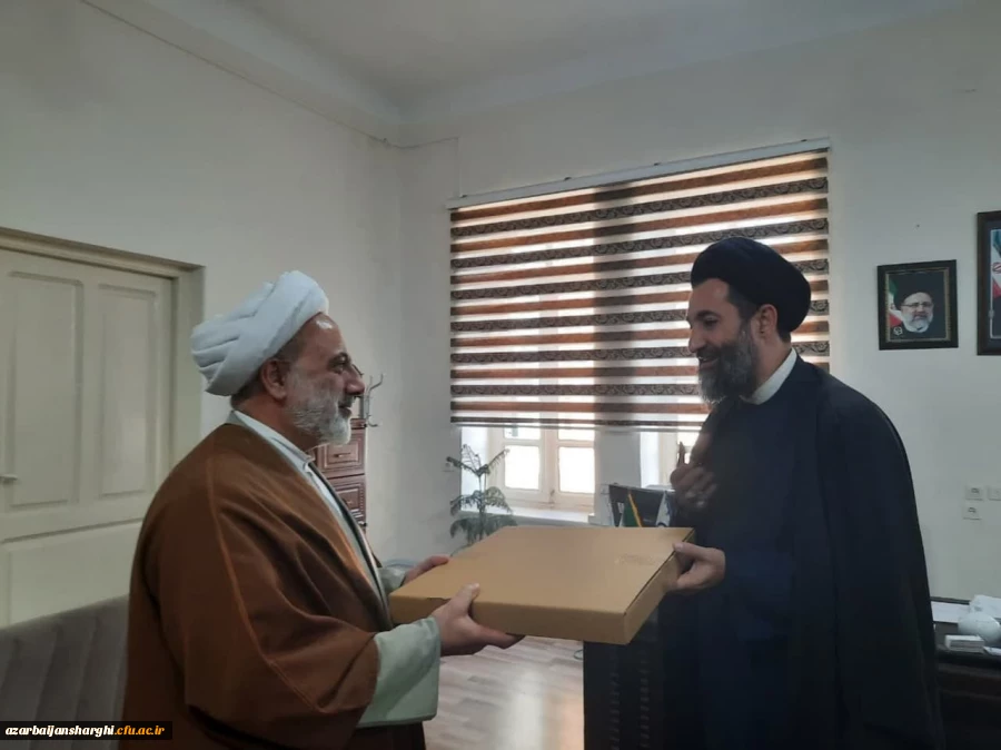دیدار رئیس دانشگاه فرهنگیان  آذربایجان شرقی با مدیر کل سازمان تبلیغات اسلامی استان 6