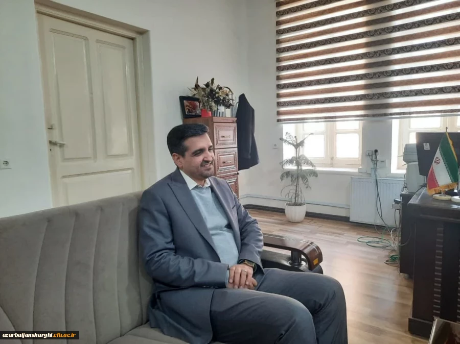 دیدار رئیس دانشگاه فرهنگیان  آذربایجان شرقی با مدیر کل سازمان تبلیغات اسلامی استان 7