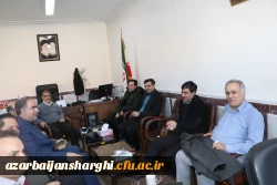 نشست صمیمی رییس  دانشگاه فرهنگیان استان آذربایجان شرقی با هیئت رئیسه و مدیران گروههای  درسی پردیس علامه امینی  4