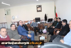 نشست صمیمی رییس  دانشگاه فرهنگیان استان آذربایجان شرقی با هیئت رئیسه و مدیران گروههای  درسی پردیس علامه امینی  3