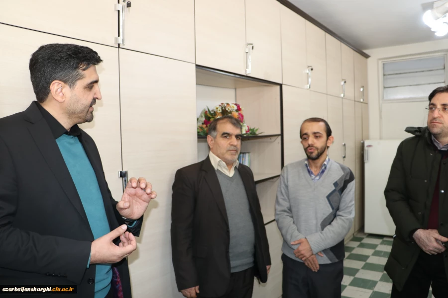 نشست صمیمی رییس  دانشگاه فرهنگیان استان آذربایجان شرقی با هیئت رئیسه و مدیران گروههای  درسی پردیس علامه امینی  6