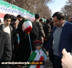 جشن طلوع 46 سالگی انقلاب اسلامی با حضور مدیریت ،اساتید ،همکاران و دانشجو معلمان دانشگاه فرهنگیان آذربایجان شرقی 5