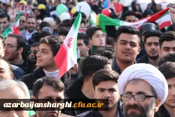 جشن طلوع 46 سالگی انقلاب اسلامی با حضور مدیریت ،اساتید ،همکاران و دانشجو معلمان دانشگاه فرهنگیان آذربایجان شرقی 30