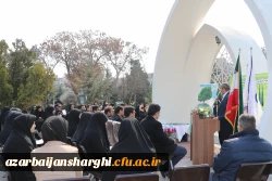 غرس نهال  با هدف پردیس سبز و گرامیداشت یاد و خاطره شهدای دانشجو معلم در دانشگاه فرهنگیان آذربایجان شرقی 15