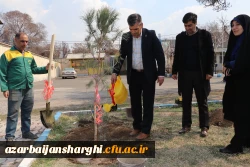 غرس نهال  با هدف پردیس سبز و گرامیداشت یاد و خاطره شهدای دانشجو معلم در دانشگاه فرهنگیان آذربایجان شرقی 19