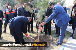 غرس نهال  با هدف پردیس سبز و گرامیداشت یاد و خاطره شهدای دانشجو معلم در دانشگاه فرهنگیان آذربایجان شرقی 23