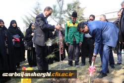 غرس نهال  با هدف پردیس سبز و گرامیداشت یاد و خاطره شهدای دانشجو معلم در دانشگاه فرهنگیان آذربایجان شرقی 29