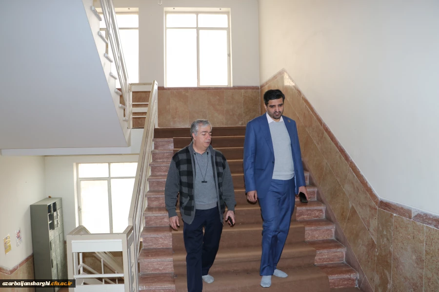 بازدید رییس دانشگاه فرهنگیان استان آذربایجان شرقی بصورت سرزده از خوابگاه دانشجویی شهید مدرس 8