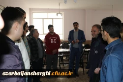 بازدید رییس دانشگاه فرهنگیان استان آذربایجان شرقی بصورت سرزده از خوابگاه دانشجویی شهید مدرس 10