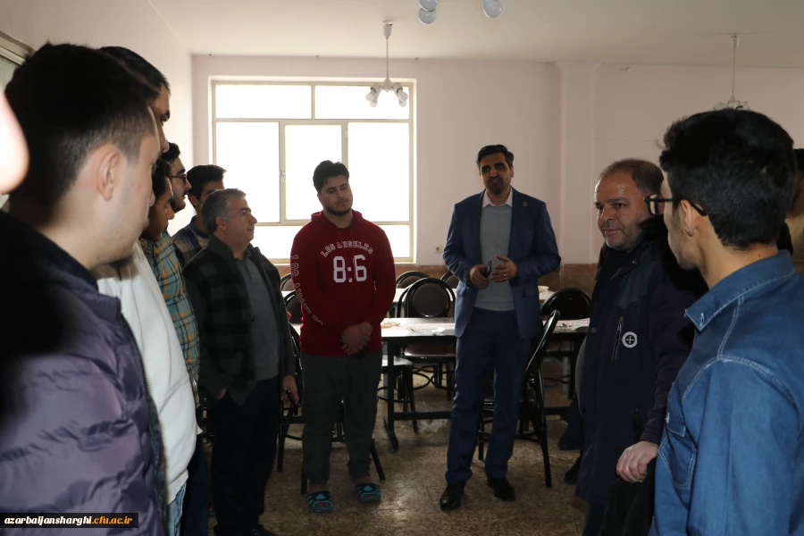 بازدید رییس دانشگاه فرهنگیان استان آذربایجان شرقی بصورت سرزده از خوابگاه دانشجویی شهید مدرس 10