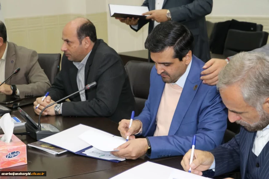 امضای تفاهم نامه  صنعتی  اتاق بازرگانی تبریز با دانشگاه های استان آذربایجان شرقی  10