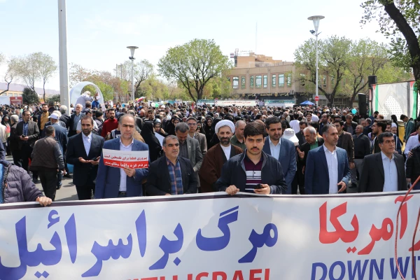 دعوت رئیس دانشگاه فرهنگیان استان آذربایجان شرقی از دانشگاهیان در راهپیمایی  روز قدس  5