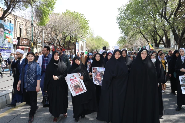 دعوت رئیس دانشگاه فرهنگیان استان آذربایجان شرقی از دانشگاهیان در راهپیمایی  روز قدس  8