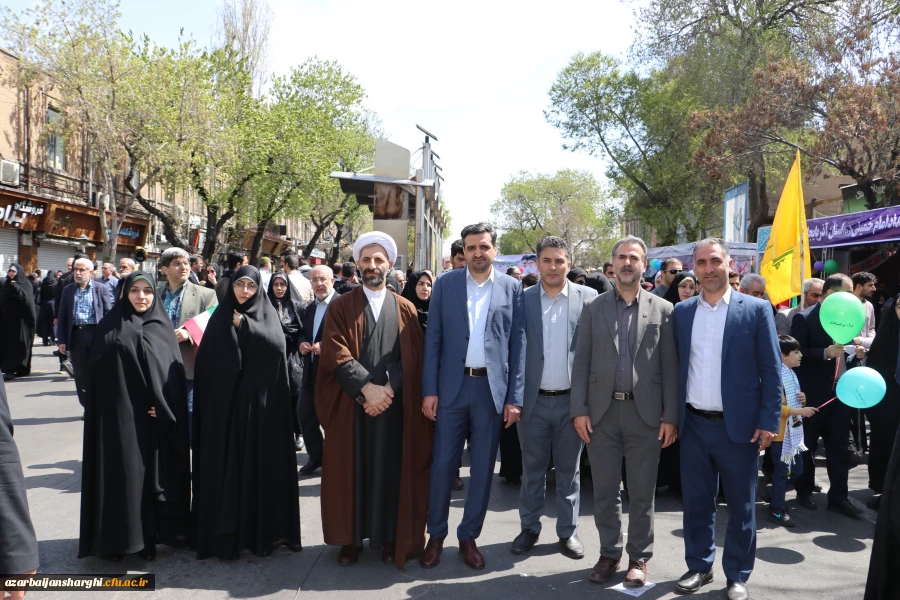 دعوت رئیس دانشگاه فرهنگیان استان آذربایجان شرقی از دانشگاهیان در راهپیمایی  روز قدس  11