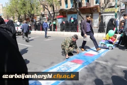 دعوت رئیس دانشگاه فرهنگیان استان آذربایجان شرقی از دانشگاهیان در راهپیمایی  روز قدس  12