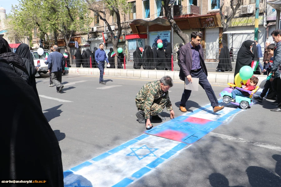 دعوت رئیس دانشگاه فرهنگیان استان آذربایجان شرقی از دانشگاهیان در راهپیمایی  روز قدس  12