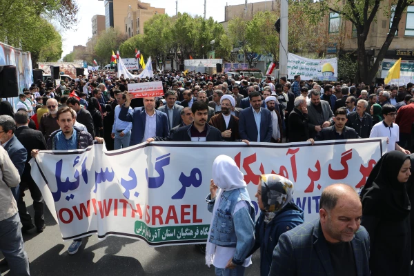 دعوت رئیس دانشگاه فرهنگیان استان آذربایجان شرقی از دانشگاهیان در راهپیمایی  روز قدس  17