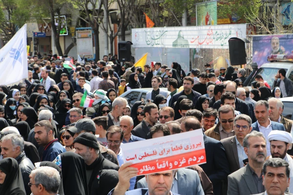 دعوت رئیس دانشگاه فرهنگیان استان آذربایجان شرقی از دانشگاهیان در راهپیمایی  روز قدس  19