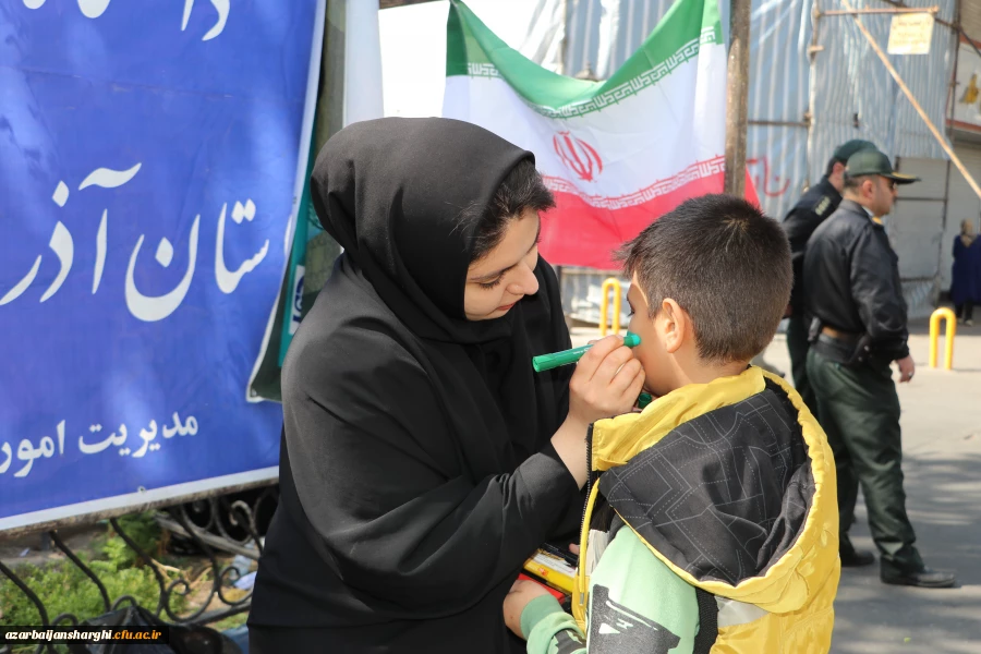 حضور گسترده اساتید ، کارکنان و  دانشجو معلمان دانشگاه فرهنگیان استان آذربایجان شرقی در راهپیمایی  روز قدس  5