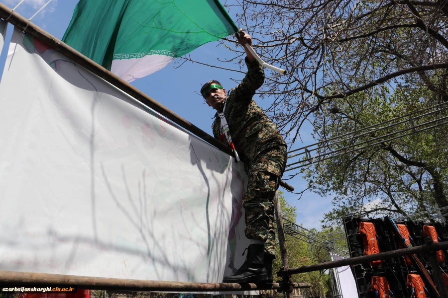حضور گسترده اساتید ، کارکنان و  دانشجو معلمان دانشگاه فرهنگیان استان آذربایجان شرقی در راهپیمایی  روز قدس  9