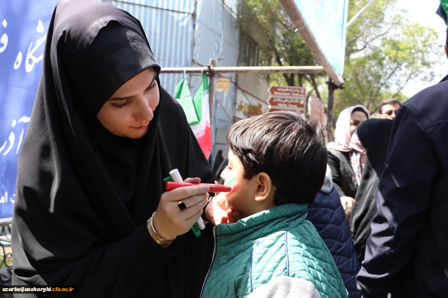 حضور گسترده اساتید ، کارکنان و  دانشجو معلمان دانشگاه فرهنگیان استان آذربایجان شرقی در راهپیمایی  روز قدس  17