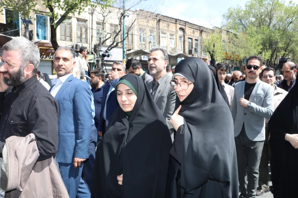 حضور گسترده اساتید ، کارکنان و  دانشجو معلمان دانشگاه فرهنگیان استان آذربایجان شرقی در راهپیمایی  روز قدس  5