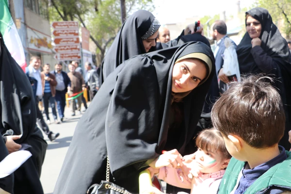حضور گسترده اساتید ، کارکنان و  دانشجو معلمان دانشگاه فرهنگیان استان آذربایجان شرقی در راهپیمایی  روز قدس  18