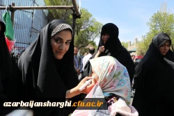 حضور گسترده اساتید ، کارکنان و  دانشجو معلمان دانشگاه فرهنگیان استان آذربایجان شرقی در راهپیمایی  روز قدس  19