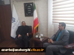 دیدار رییس دانشگاه فرهنگیان استان با مدیران کل نوسازی و آموزش و پرورش استان 5
