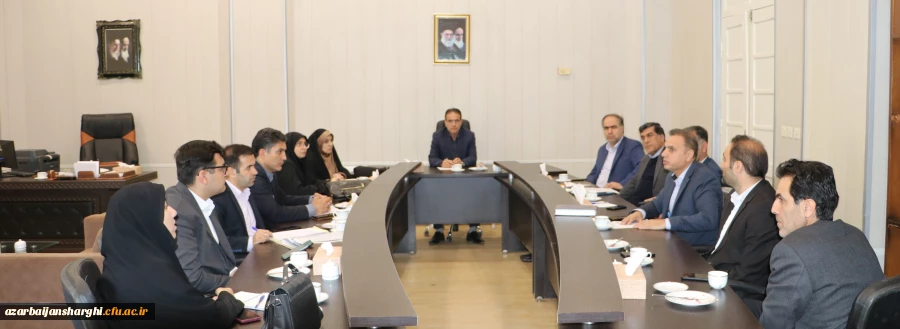 جلسه هماهنگی اجرای  جشنواره الگوهای برتر تدریس استانی دانشجو معلمان آذربایجان شرقی 2