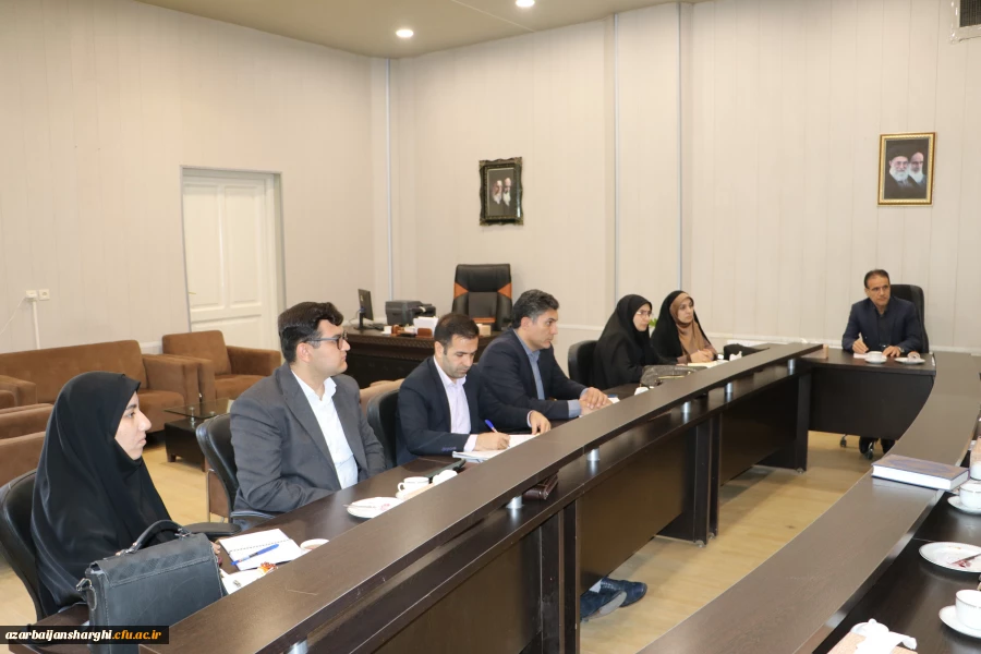 جلسه هماهنگی اجرای  جشنواره الگوهای برتر تدریس استانی دانشجو معلمان آذربایجان شرقی 6