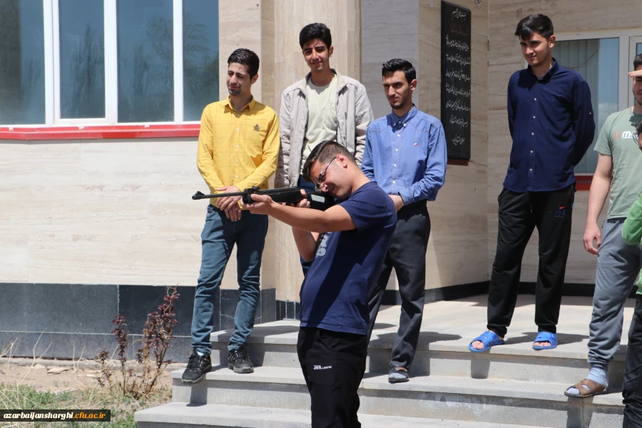 برگزاری مسابقه تیر اندازی میان دانشجویان مرکز سراب  6