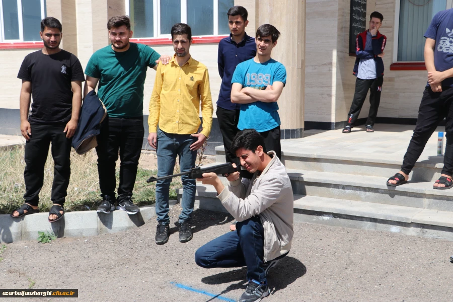 برگزاری مسابقه تیر اندازی میان دانشجویان مرکز سراب  10