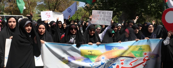 تجمع دانشجویان دانشگاههای تبریز در حمایت از خیزش دانشجویان آمریکایی 3