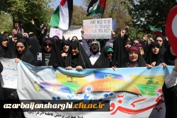 تجمع دانشجویان دانشگاههای تبریز در حمایت از خیزش دانشجویان آمریکایی 9