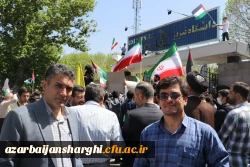 تجمع دانشجویان دانشگاههای تبریز در حمایت از خیزش دانشجویان آمریکایی 12