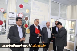 افتتاح یازدهمین نمایشگاه آثار هنری دانشجو معلمان و اساتید  دانشگاه فرهنگیان آذربایجان شرقی 5