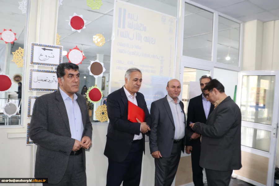 افتتاح یازدهمین نمایشگاه آثار هنری دانشجو معلمان و اساتید  دانشگاه فرهنگیان آذربایجان شرقی 5