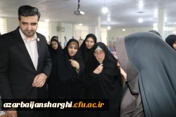 افتتاح یازدهمین نمایشگاه آثار هنری دانشجو معلمان و اساتید  دانشگاه فرهنگیان آذربایجان شرقی 9